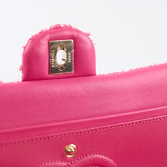 Chanel Medium Tweed Pink Classic Flap