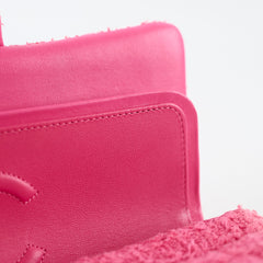 Chanel Medium Tweed Pink Classic Flap