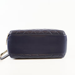 Chanel Trendy CC Bowling Quilted Lambskin Dark Navy