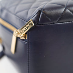 Chanel Trendy CC Bowling Quilted Lambskin Dark Navy