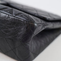 Chanel Reissue 2.55 Large 227 Distressed Calfskin Black
