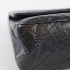 Chanel Reissue 2.55 Large 227 Distressed Calfskin Black