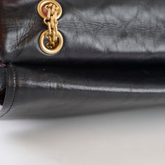 Chanel Reissue 2.55 Large 227 Distressed Calfskin Black