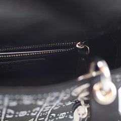 Dior Christian Dior Mini Lady Dior Satin Crystal Black