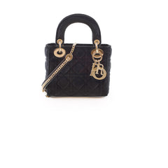 Christian Dior Mini Velvet Dior Black