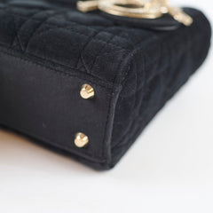 Christian Dior Mini Velvet Dior Black