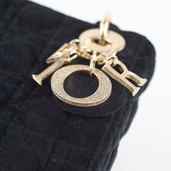 Christian Dior Mini Velvet Dior Black