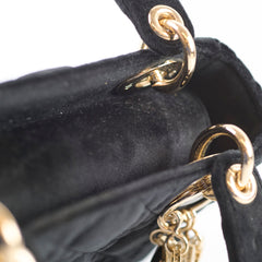 Christian Dior Mini Velvet Dior Black
