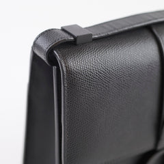 Hermes H Au Carre Twist 24mm Belt Noir/Etoupe Size 75