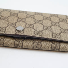 Gucci GG Supreme Canvas Continental Wallet Monogram