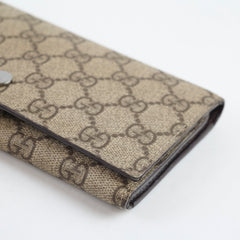 Gucci GG Supreme Canvas Continental Wallet Monogram