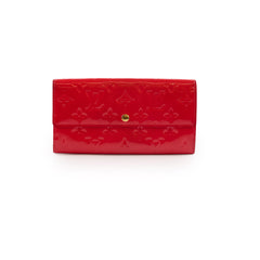 Louis Vuitton Pink Vernis Long Wallet
