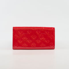 Louis Vuitton Pink Vernis Long Wallet