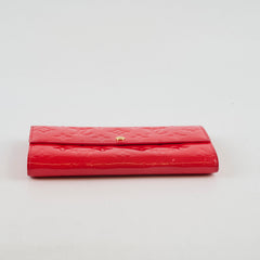 Louis Vuitton Pink Vernis Long Wallet