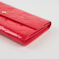 Louis Vuitton Pink Vernis Long Wallet