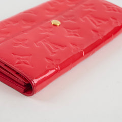 Louis Vuitton Pink Vernis Long Wallet