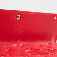 Louis Vuitton Pink Vernis Long Wallet