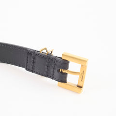 Saint Laurent Black Belt Size 95