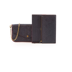 Louis vuitton Pochette Felicie Empriente Navy