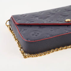 Louis vuitton Pochette Felicie Empriente Navy