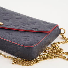 Louis vuitton Pochette Felicie Empriente Navy