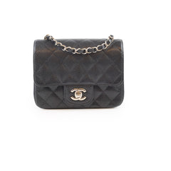 Chanel Caviar Mini Square Black