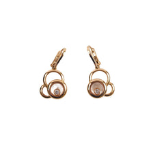 Chopard Happy Dreams Diamond Earrings Rose Gold