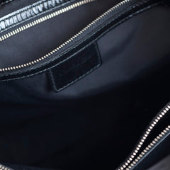 Dior Cannage Tote Black Patent