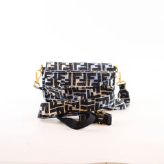 Fendi X Joshua Vides Nylon Convertible Belt Baguette Bag