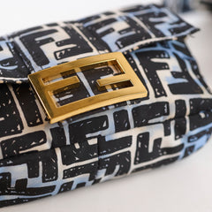 Fendi X Joshua Vides Nylon Convertible Belt Baguette Bag