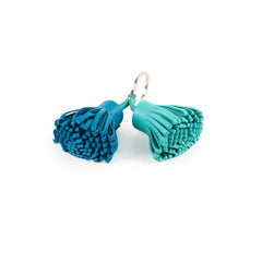 Hermes Carmen Keychain Blue/Turquoise