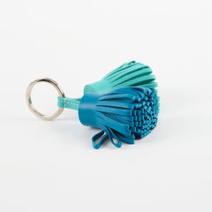 Hermes Carmen Keychain Blue/Turquoise