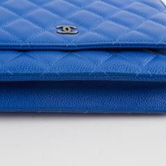 Chanel Wallet on Chain WOC Caviar Blue