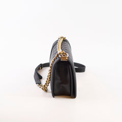 Chanel Old Medium Lambskin Boy Black