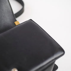 Chanel Old Medium Lambskin Boy Black