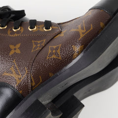 Louis Vuitton Wonderland Flat Ranger Boots Monogram 38