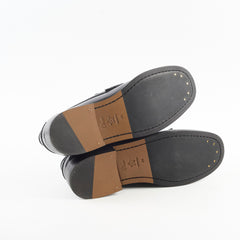 Christian Dior Emblem Leather Loafers Black SIze 39