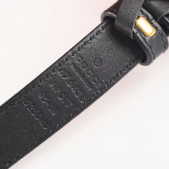 Gucci Women's Crystal Belt Size 95 Black