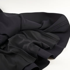 Christina Dior Short Pleated Dress Size 38 Black