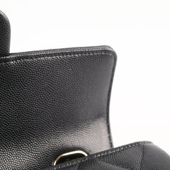 Chanel Mini Retro Twist Bag Black Caviar Top Handle (microchip)