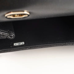 Chanel Mini Retro Twist Bag Black Caviar Top Handle (microchip)