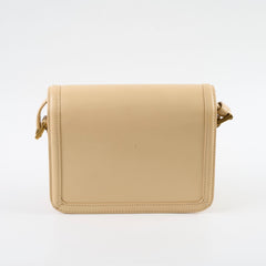 Saint Laurent Small Solferino Satchel Crossbody Bag Beige