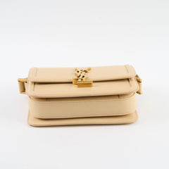 Saint Laurent Small Solferino Satchel Crossbody Bag Beige