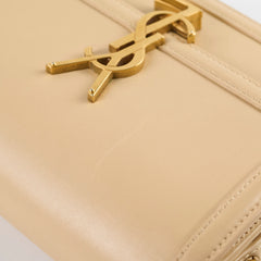 Saint Laurent Small Solferino Satchel Crossbody Bag Beige