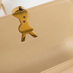 Saint Laurent Small Solferino Satchel Crossbody Bag Beige