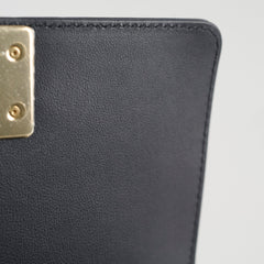 Chanel Small Boy Lambskin Dark Navy