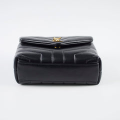 Saint Laurent Toy Lou Lou Bag Black