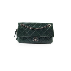 Chanel Seasonal Flap Camera Bag Dark Green 2014