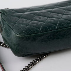 Chanel Seasonal Flap Camera Bag Dark Green 2014