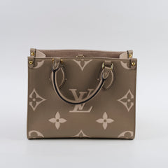 Louis Vuitton On The Go PM Giant Monogram Tourterelle
